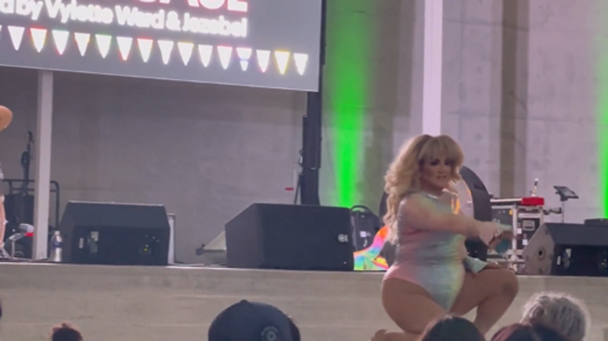 Google-sponsored 'family-friendly' Pride event boasts provocative performance by 'Hydrated Queer Kitties' and drag queen storytime for children