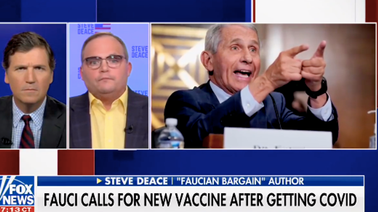 Tucker Carlson and Steve Deace analyze Fauci's COVID diagnosis