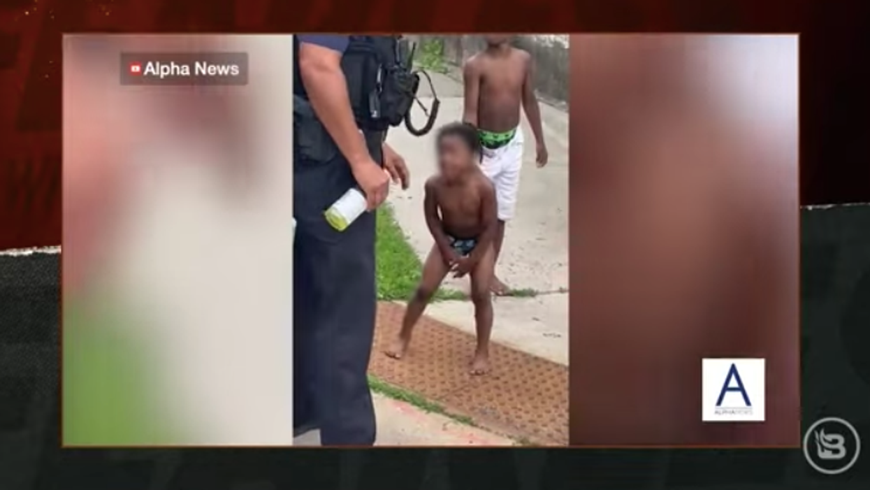 Triggered TODDLERS terrorize police officers in viral video