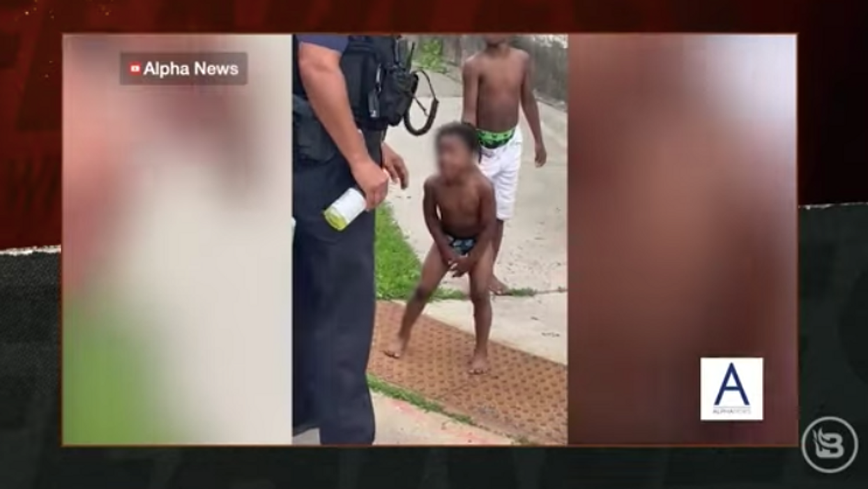 Triggered TODDLERS terrorize police officers in viral video