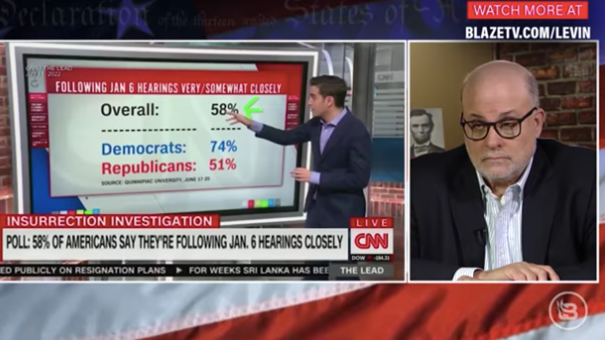 Mark Levin: CNN pollster SHOCKS when he actually reports REAL news