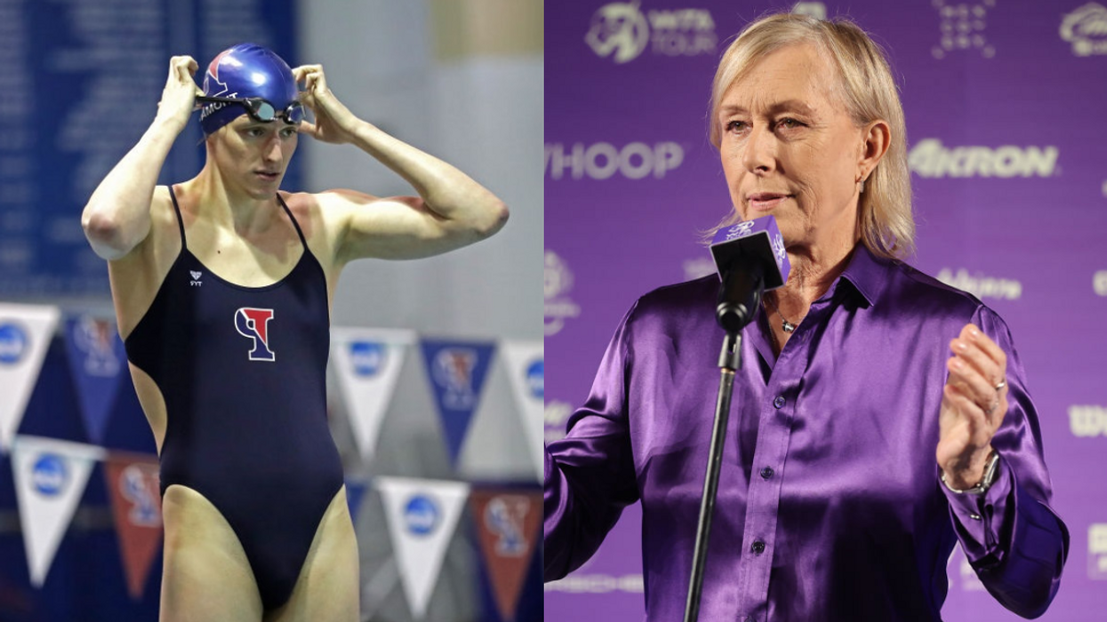 Tennis legend Martina Navratilova says what we're all thinking about trans swimmer Lia Thomas' 'Woman of the Year' nomination