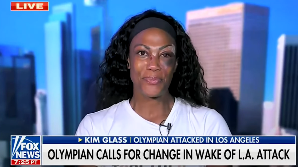 Olympian BRUTALLY attacked in broad daylight gives emotional plea for LA to crackdown on crime