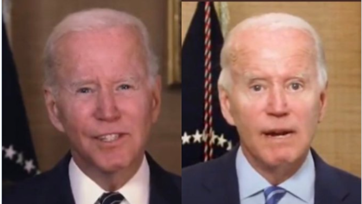 Videos from the same day seem to show Biden looking very different, and people have questions