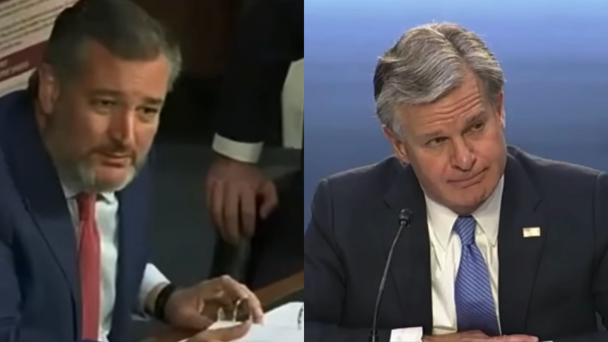 Ted Cruz asks FBI Director why leaked document identifies AMERICAN symbols as 'militia violent extremism'