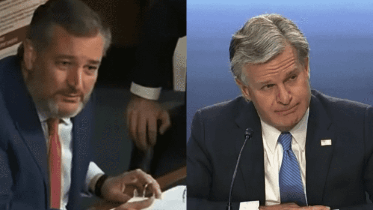 Ted Cruz asks FBI Director why leaked document identifies AMERICAN symbols as 'militia violent extremism'