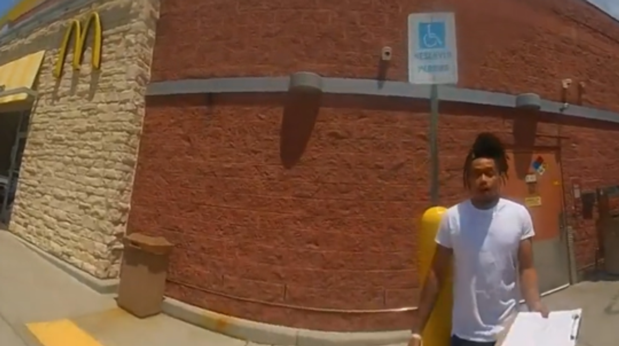 Bodycam video: Man called 911 to complain about cold fries from McDonald's. Police find out he is a murder suspect on the run. He ends up eating pavement instead of fast food.