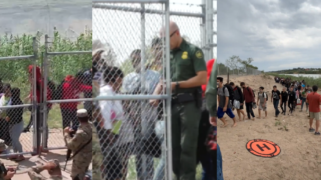WATCH: Texas National Guard finally shuts FLOODGATE for illegal migrants — then Biden's Border Patrol shows up