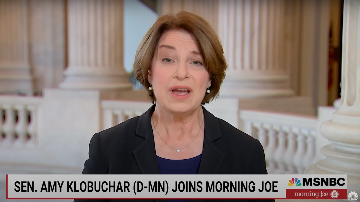 Critics pounce after Democratic Sen. Amy Klobuchar references hurricane while saying that Dems must win the midterm elections