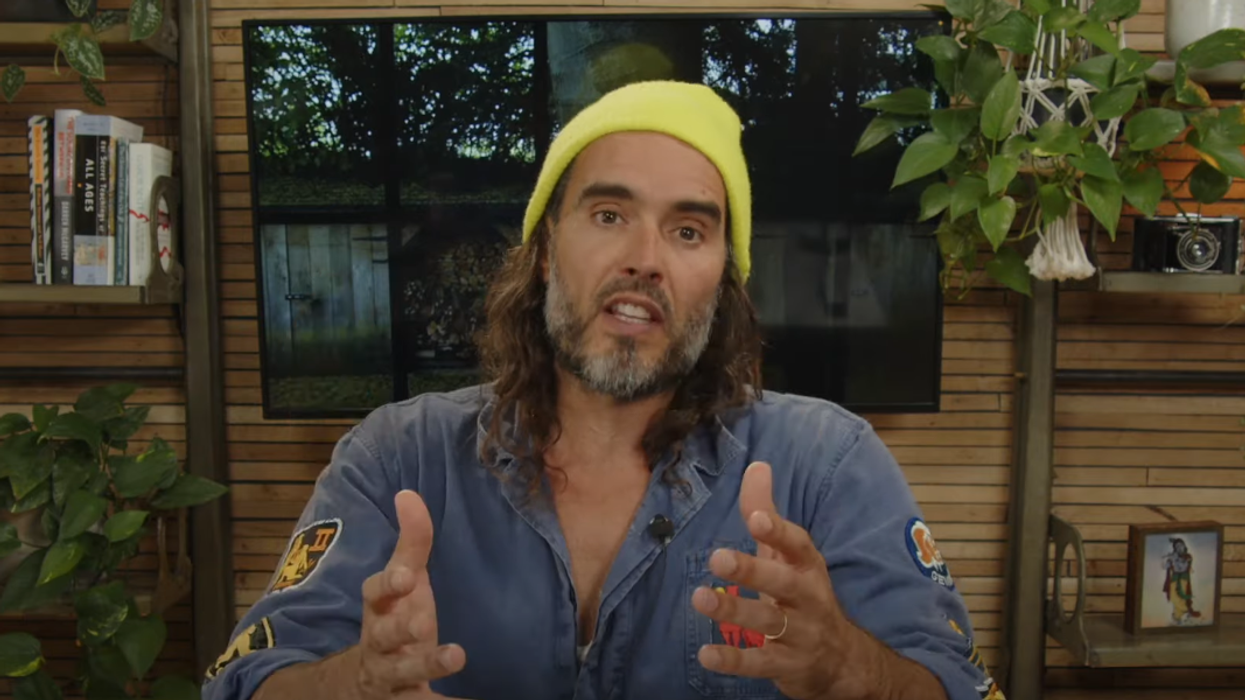 Watch Russell Brand blast Hillary Clinton for comparing Trump supporters to Nazis, pillory liberals for calling everyone a 'fascist'