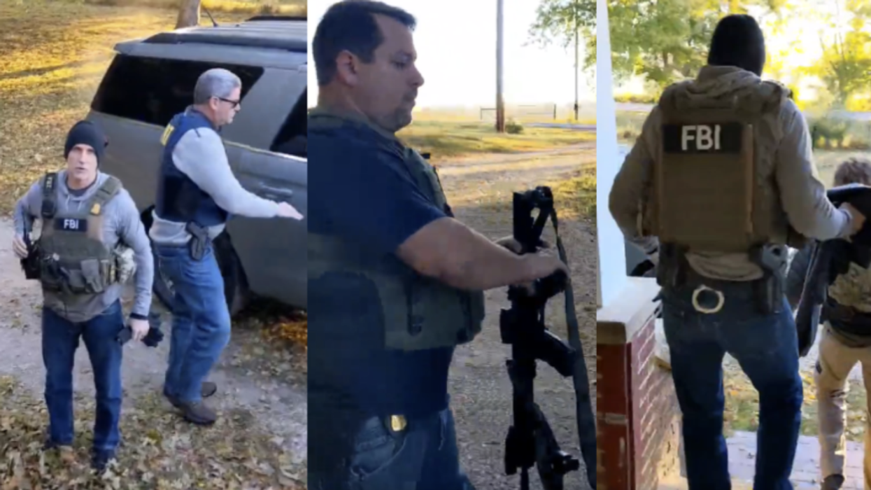 Video: FBI agents with guns drawn reportedly raid pro-life activist's home with his 'traumatized' children present