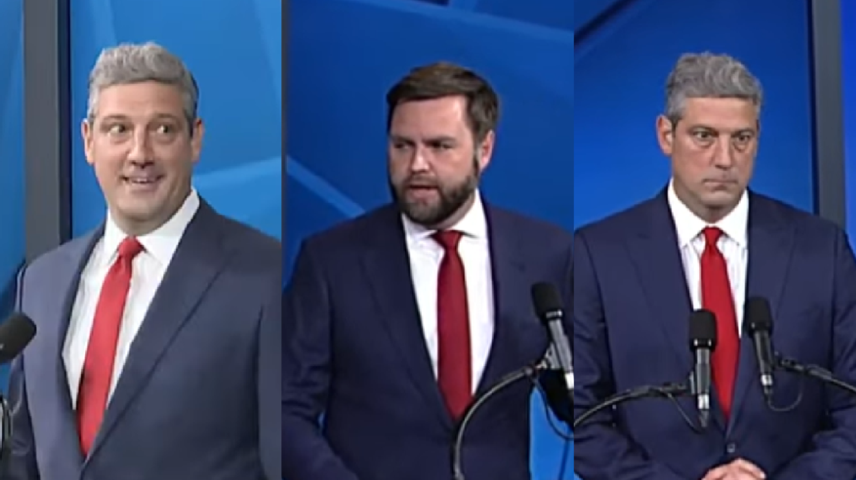 JD Vance wipes the smirk off Tim Ryan's face when he corrects this lie during Ohio Senate debate