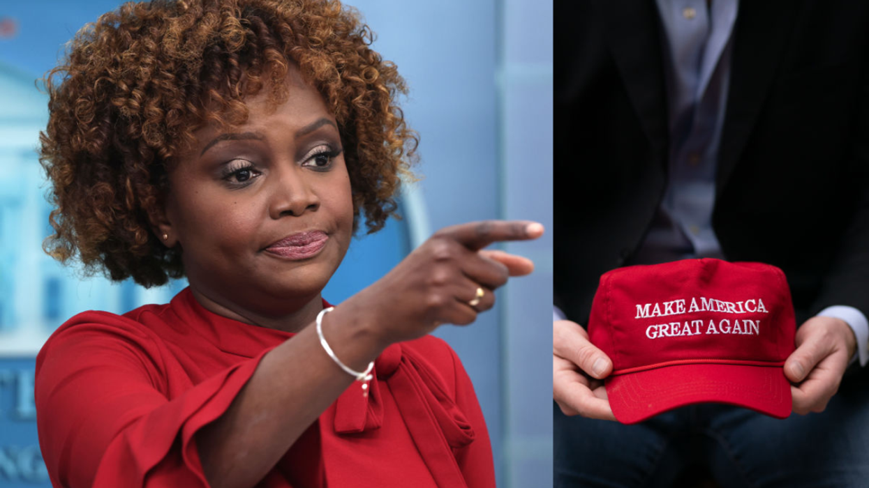 Asked about Los Angeles Democrats' racist remarks, Jean-Pierre blasts ... 'MAGA Republicans'?