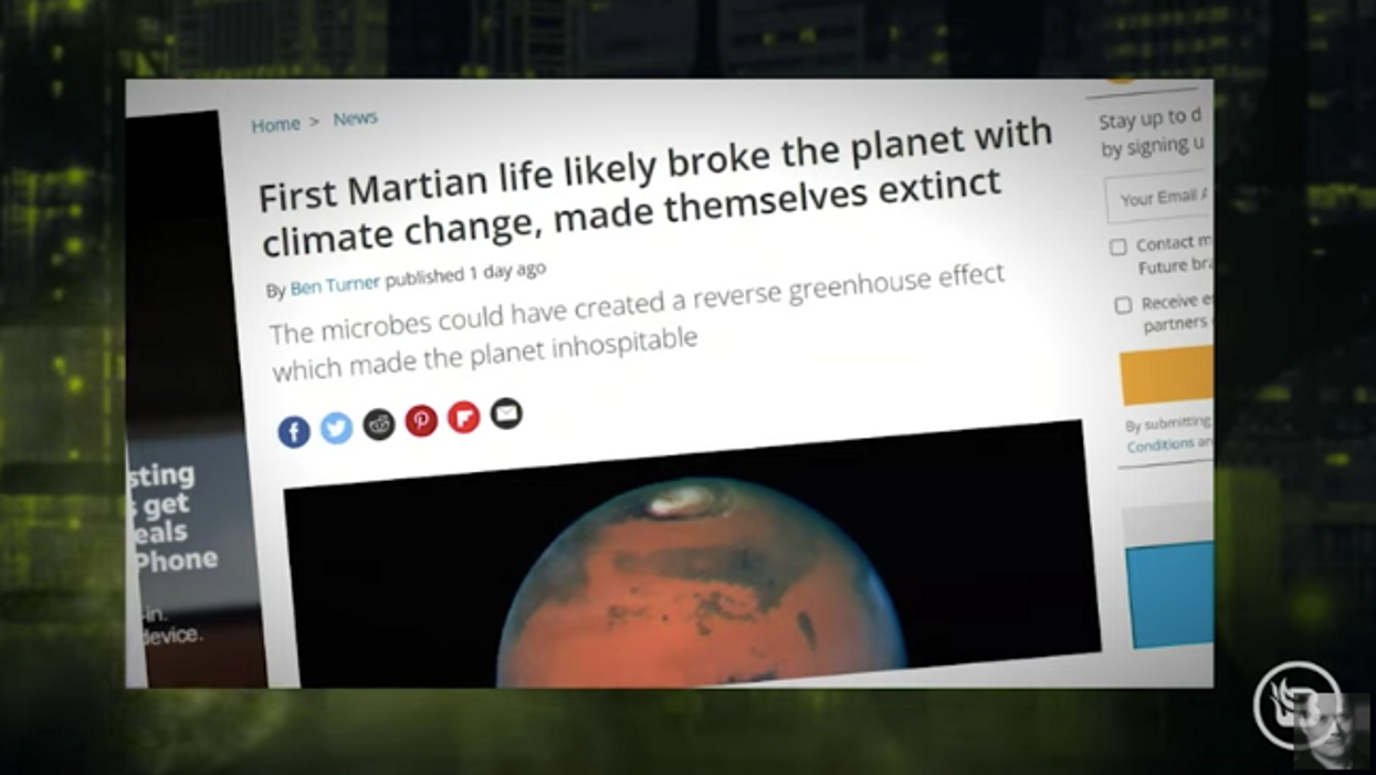 Scientists say the earliest life form on Mars 'probably' destroyed itself through climate change. Probably?