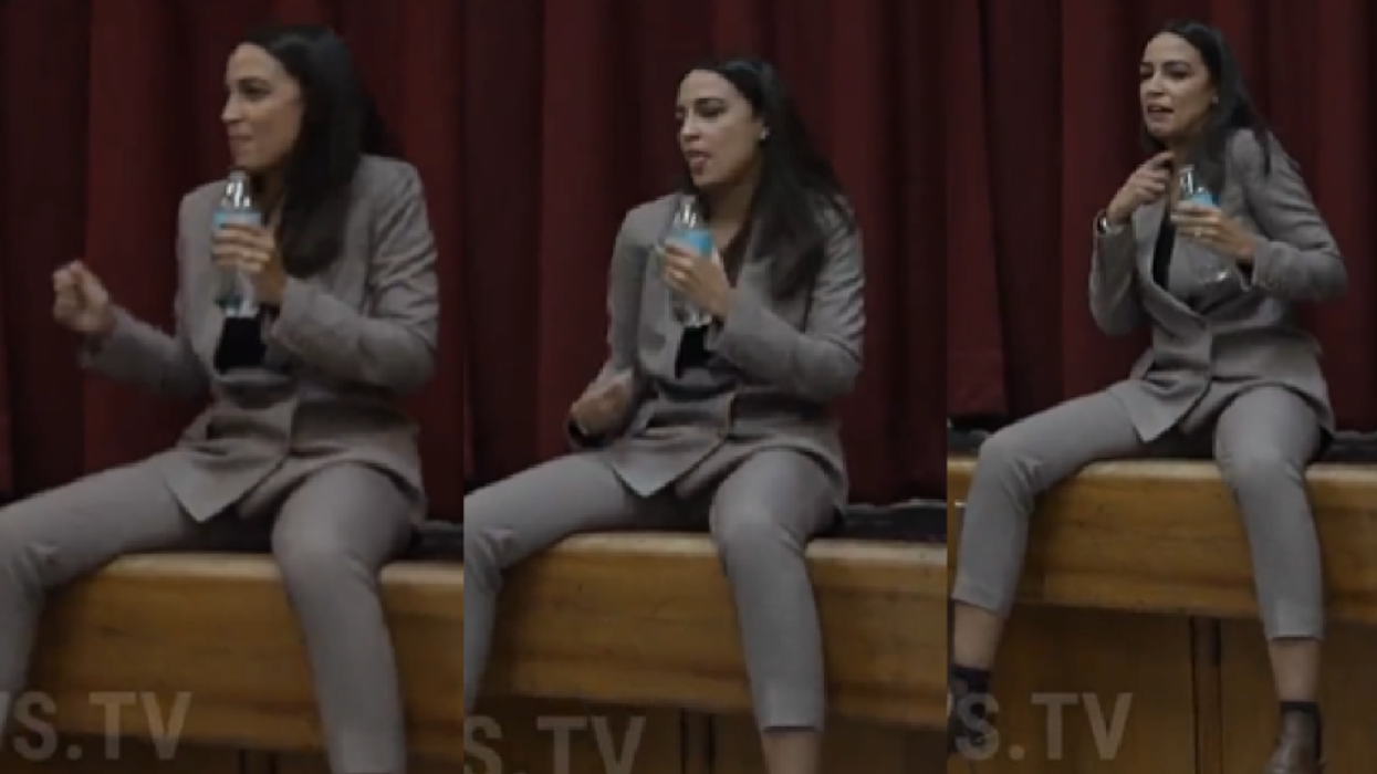 'How absolutely humiliating': AOC dances to protesters' chant — who wants to tell her what they're saying?