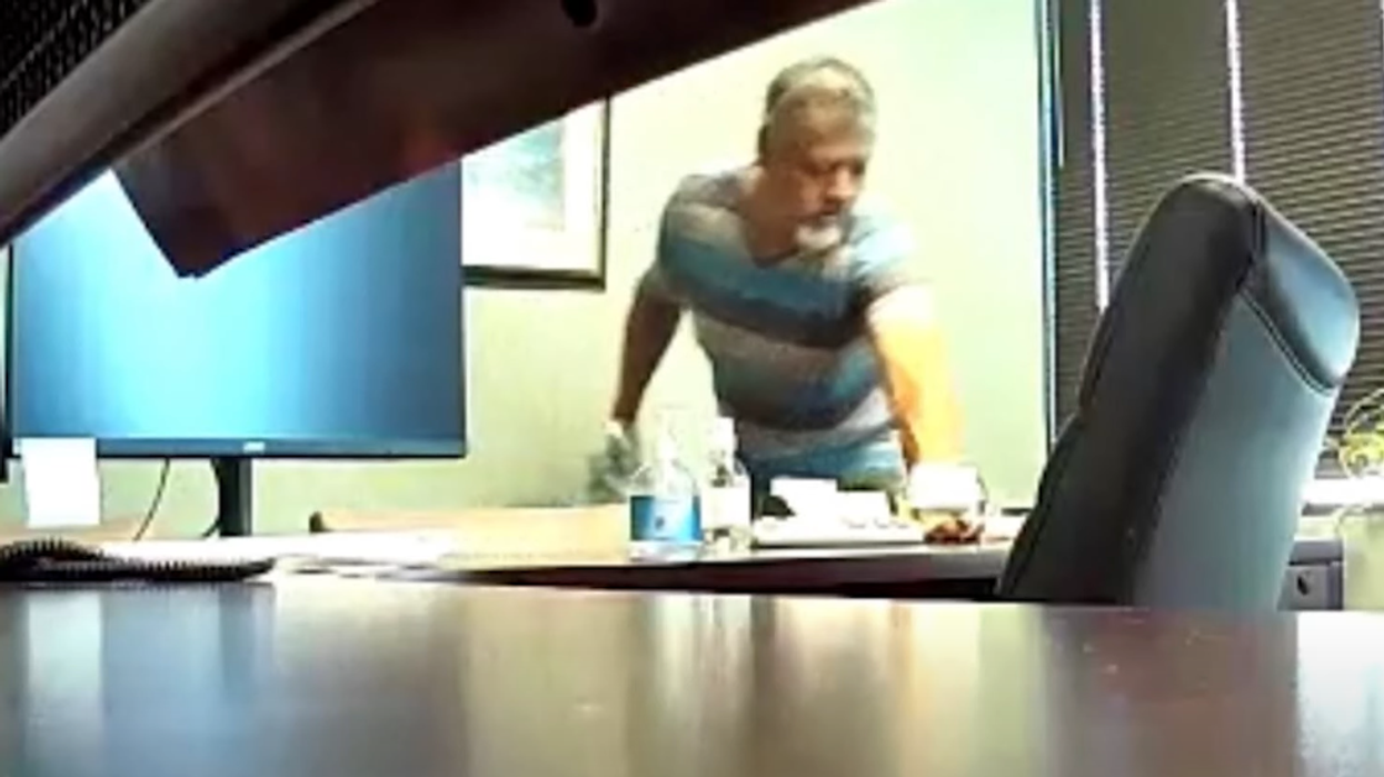 Woman claims she got STD from janitor who urinated in her water bottle – she has hidden camera video to prove it