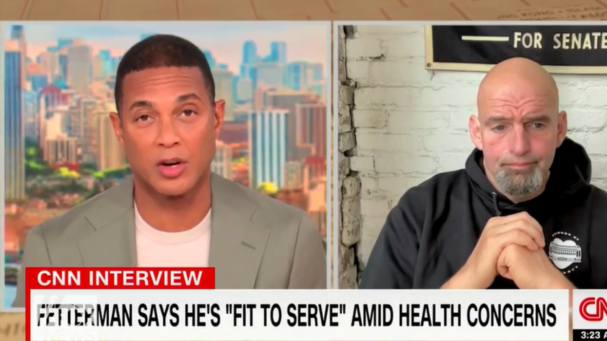 'You're SCREWED': Fetterman can’t even convince CNN's Don Lemon that he's 'fit to serve'