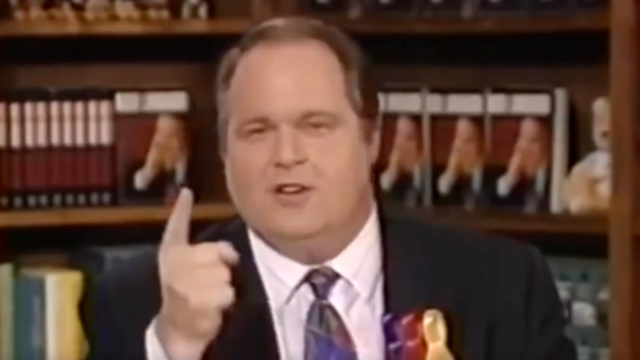 Classic video clip of Rush Limbaugh obliterating woke virtue-signaling in 1993 is still as relevant as ever