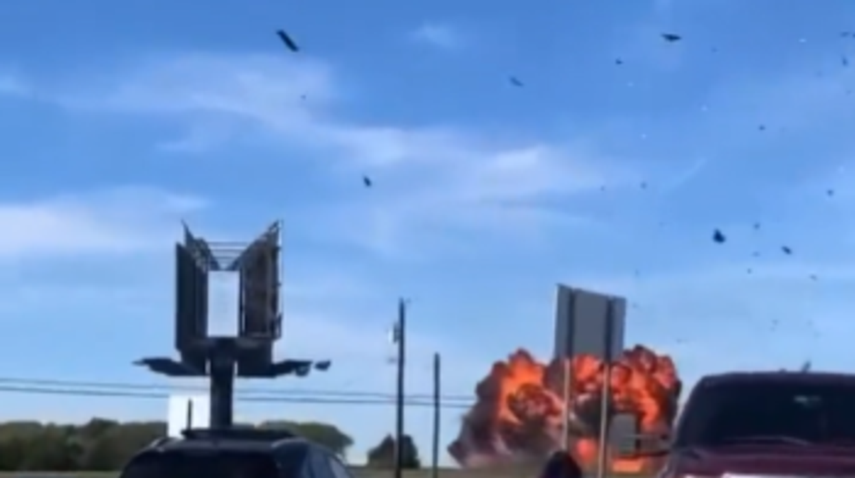 Horrifying video shows moment WWII-era fighter plane collides with B-17 bomber mid-air during Dallas airshow, 6 dead