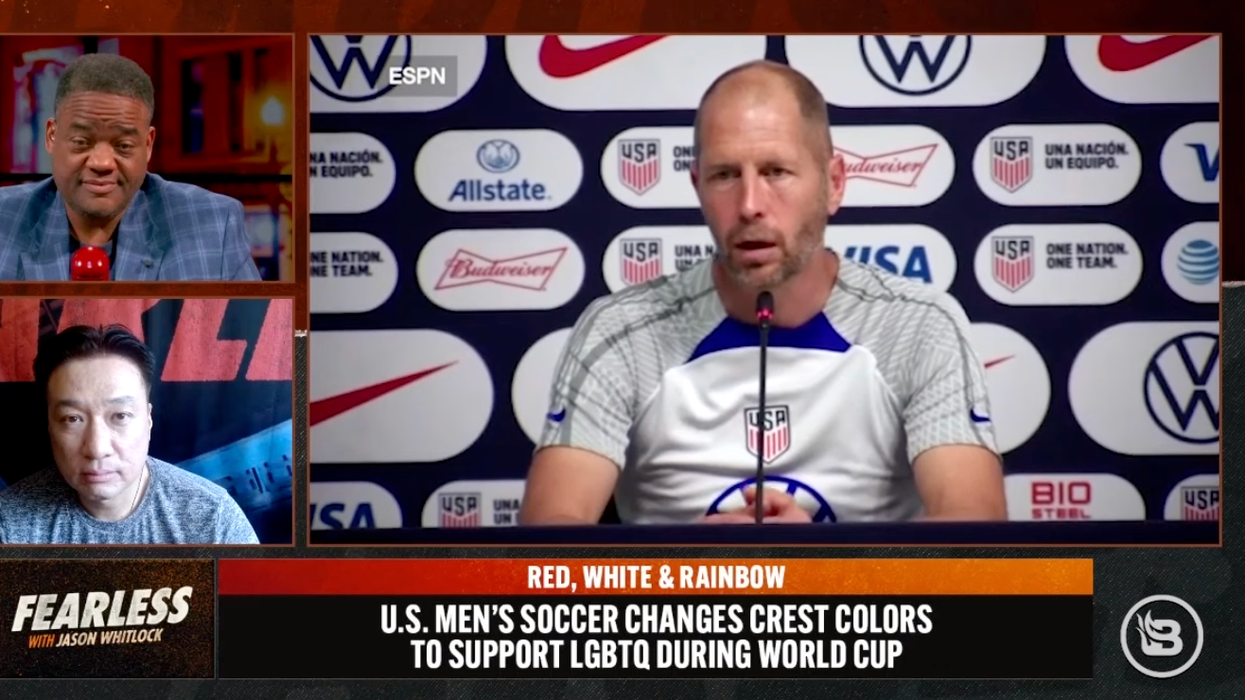 'Hats off to them. What a virtue signal': Jason Whitlock is unimpressed when the US soccer team alters its crest to promote inclusiveness
