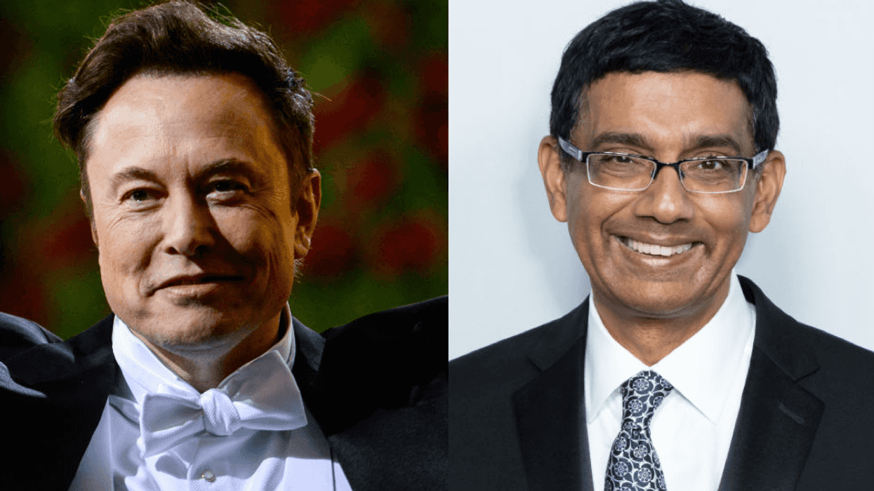 Elon Musk agrees with Dinesh D'Souza that Twitter censorship has been 'a one-way operation against conservatives'