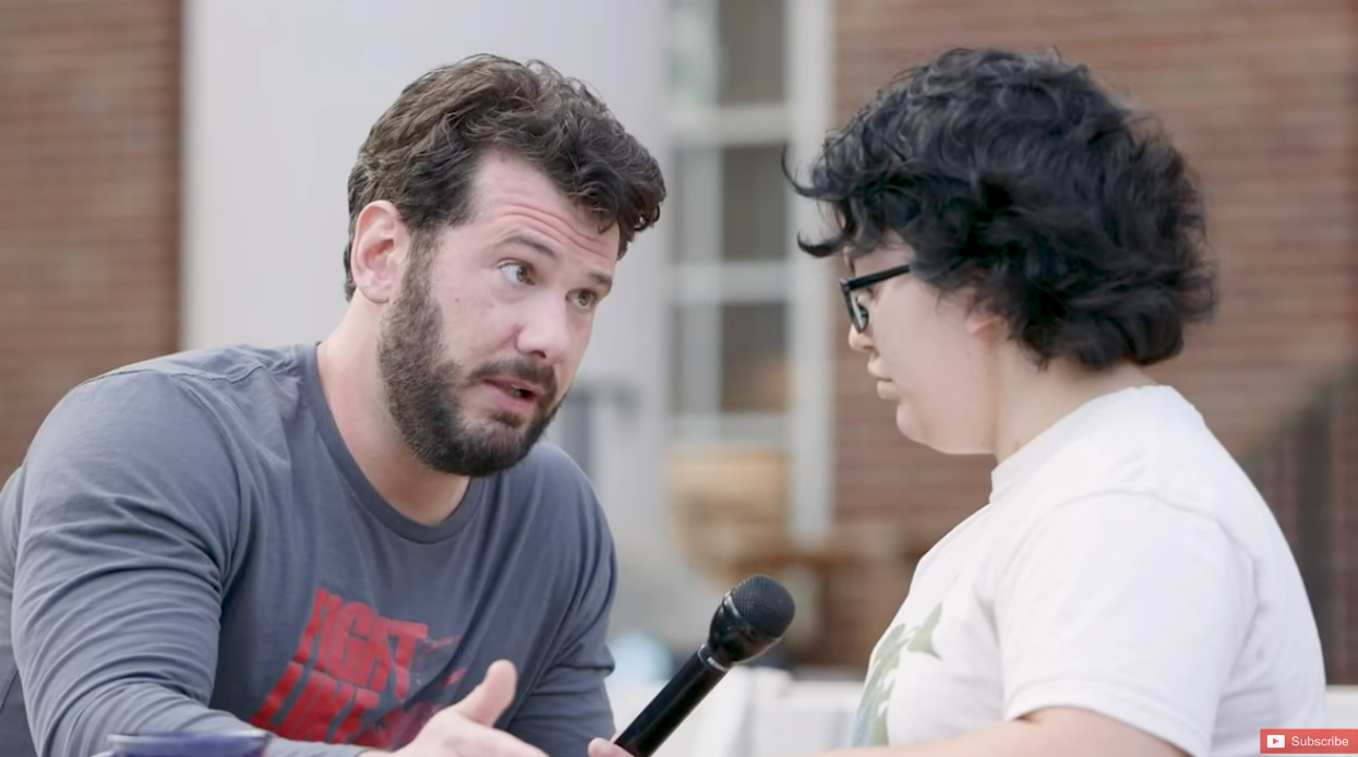 Steven Crowder's 'Change My Mind' takes an unexpected turn toward civility on a typically polarizing issue