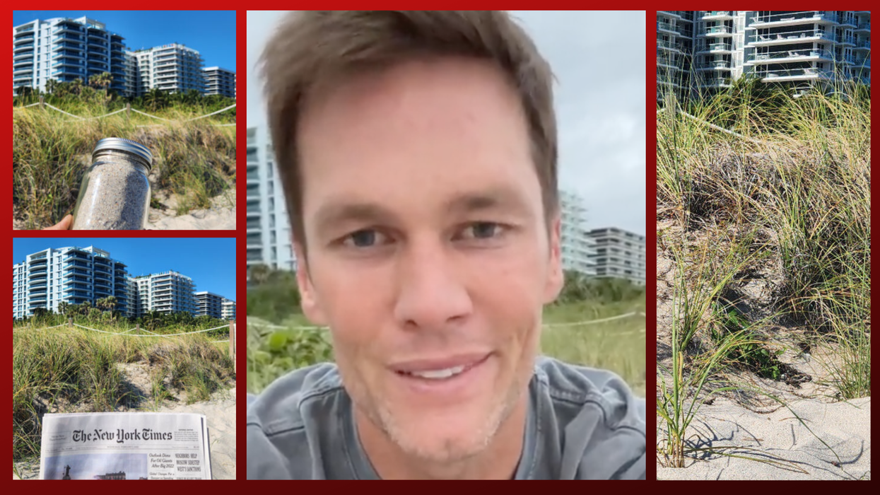 Mystery bidder to shell out big bucks for jar of sand from Tom Brady's retirement video