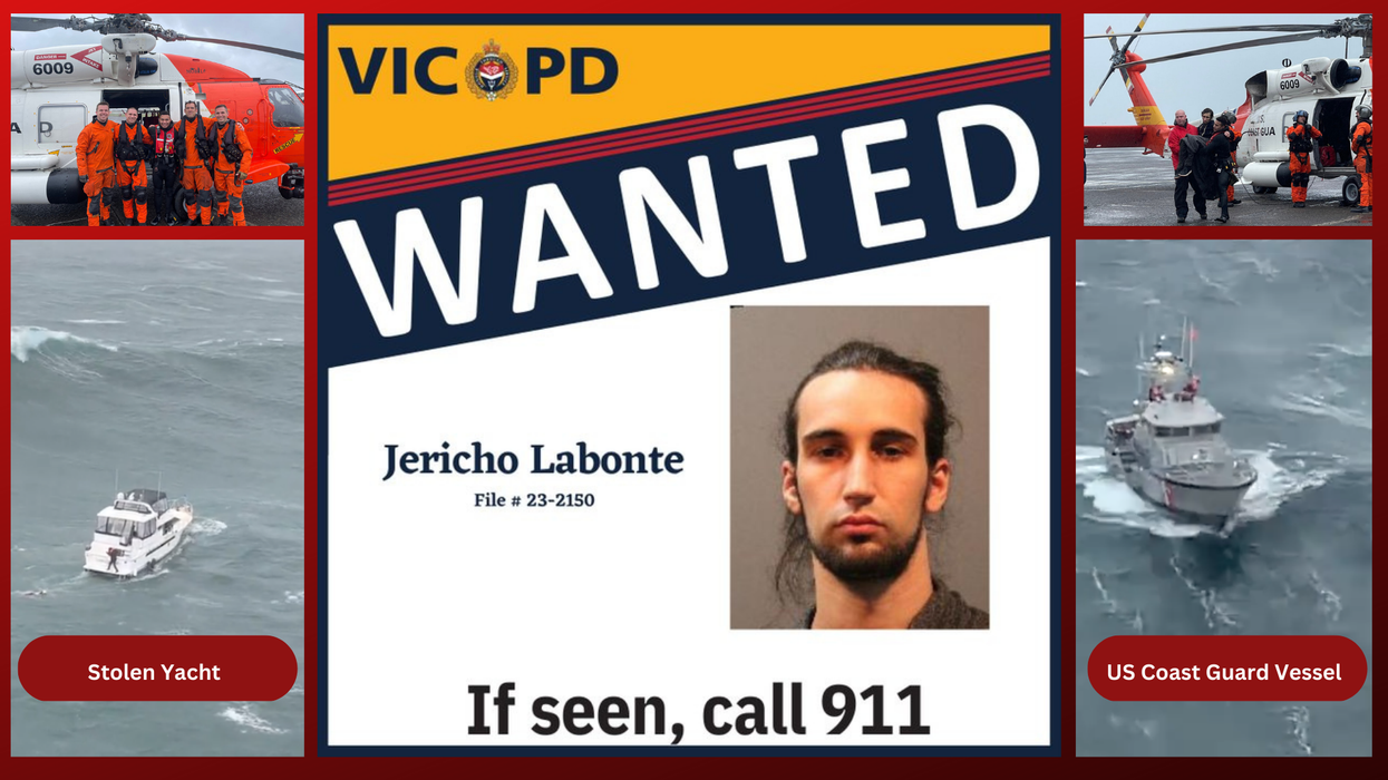 Fugitive who allegedly staged bizarre ‘Goonies’ house fish caper, rescued by Coast Guard after getting stranded aboard stolen yacht