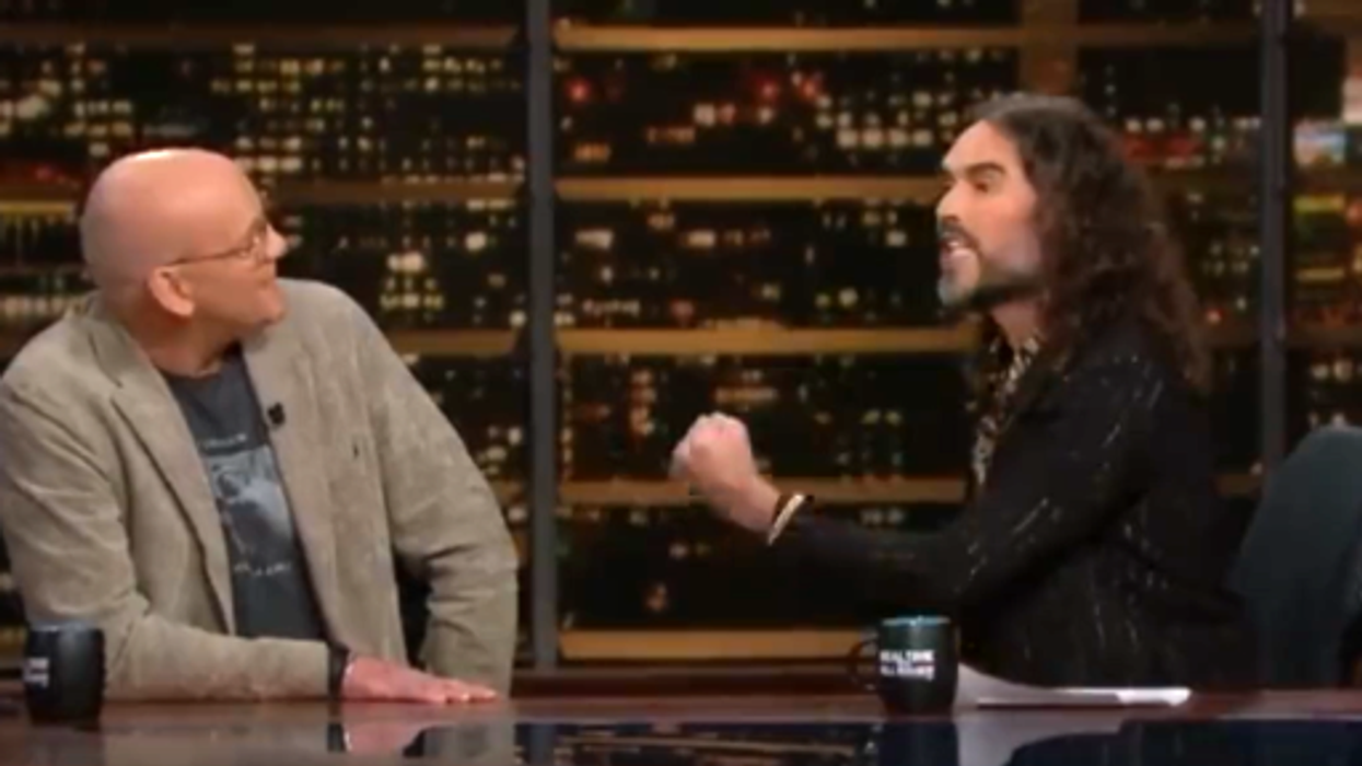 Russell Brand torches MSNBC as 'propagandist nut-crackery' during heated debate on 'Real Time with Bill Maher,' gives warning about big pharma and military-industrial complex