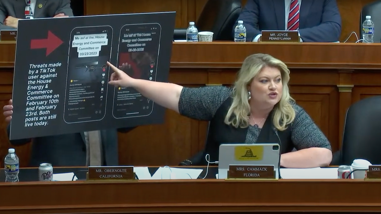 Republican accused TikTok of allowing 'violent threat' to remain on platform for over a month, then suddenly, the company took swift action