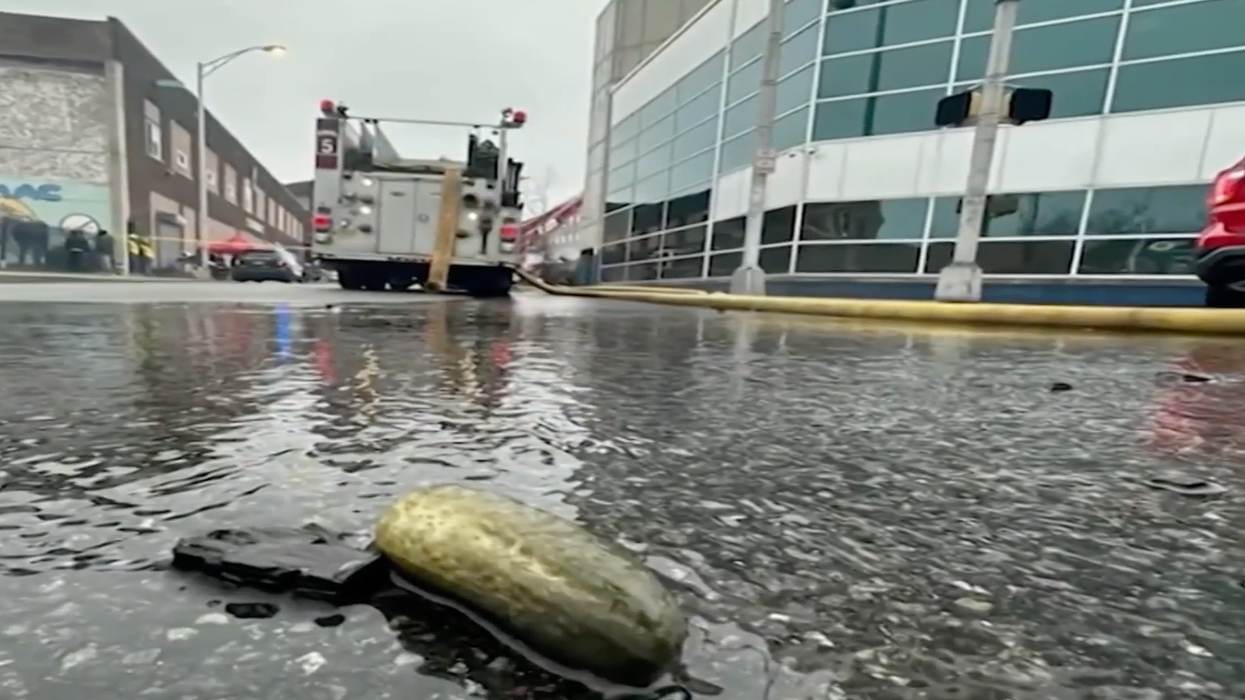 Pickle factory goes up in flames the day after a deadly chocolate factory explosion