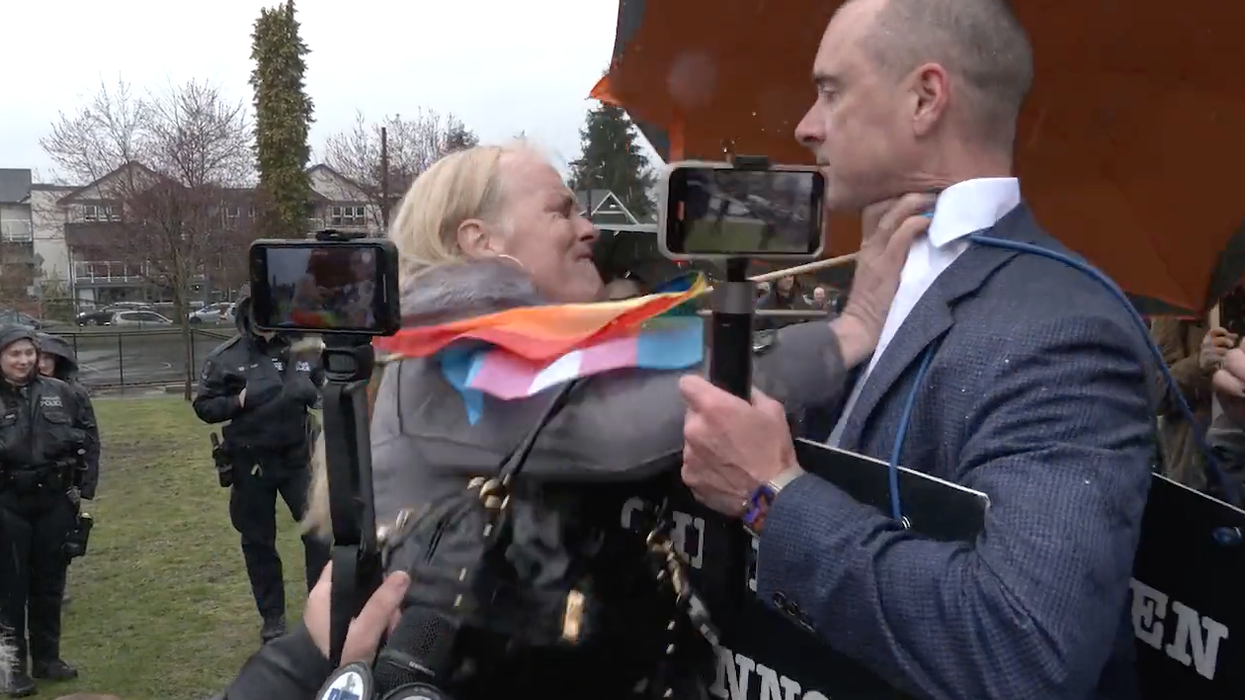 VIDEO: Violent transgender activists allegedly assault dad