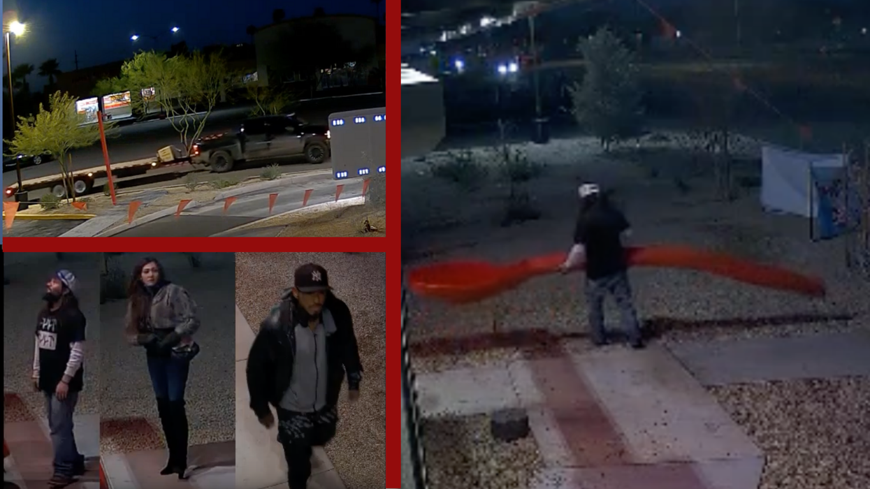 Police seek public's help locating 15-foot-tall red spoon stolen from Dairy Queen
