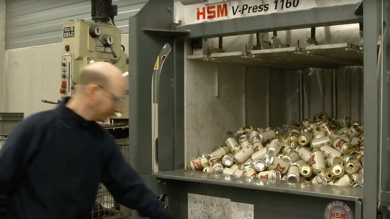 Belgians destroy 2,352 cans Miller High Life because the 'Champagne of Beers' is not champagne