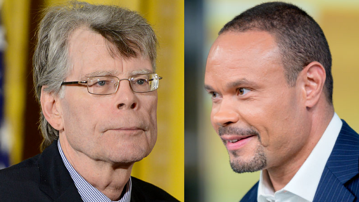 'Does your momma tell people her kid perished in a fire rather than acknowledge your sorry existence?' Dan Bongino unloads on Stephen King in Twitter back-and-forth