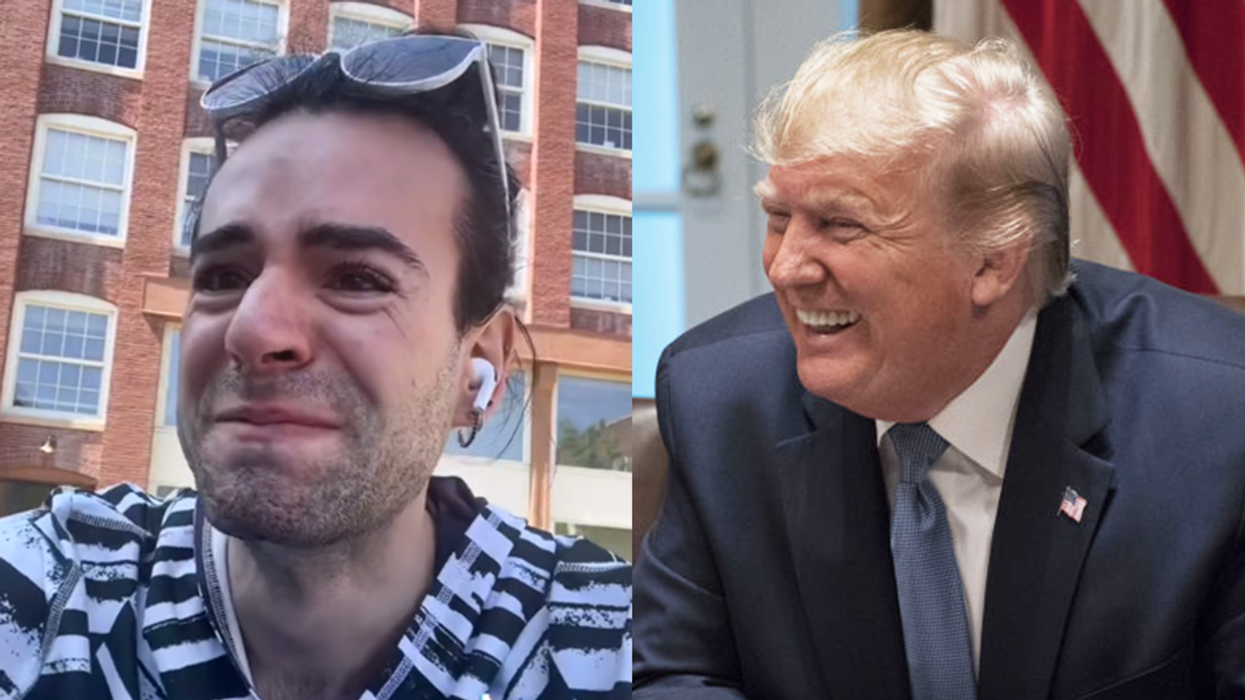 'Non-binary' TikToker cries over being featured in Trump campaign ad for 1 second: 'I felt shame' 