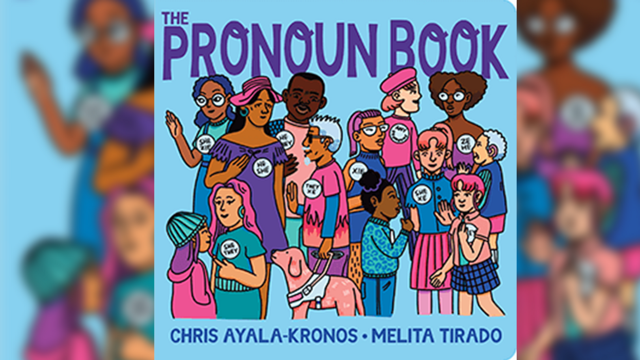 Pronoun book recommended for infants among free literature to be given to children by city of Las Vegas