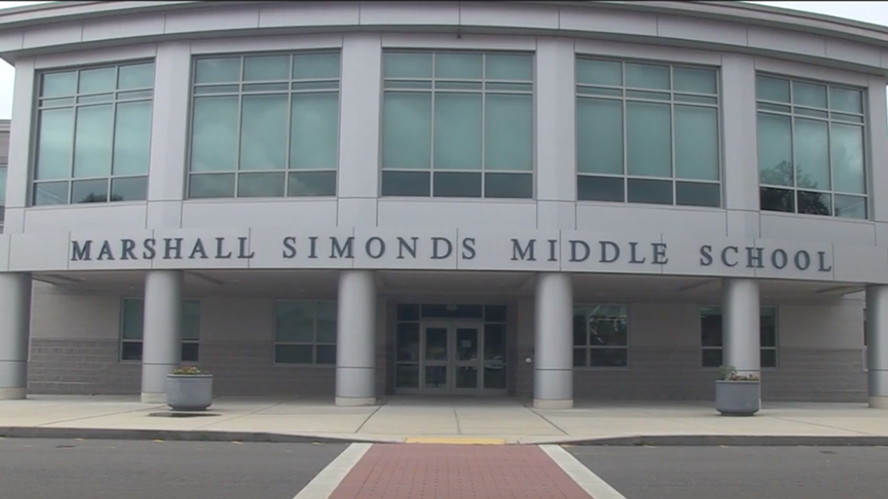 Middle school students tear down Pride banners, chant 'USA are my pronouns' while wearing red, white, and blue