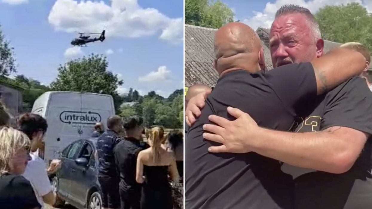 Belgian man faked his own death, then showed up at his funeral in helicopter to teach family a 'life lesson'