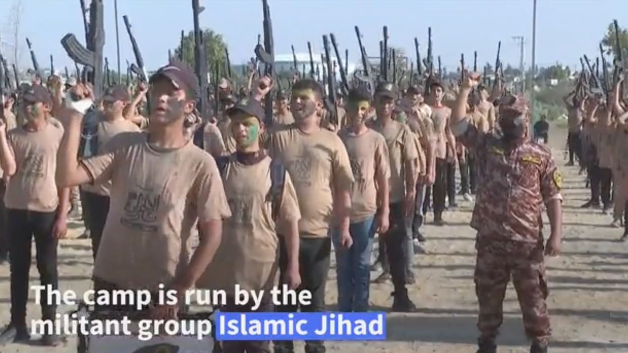 Palestinian youths take part in Islamic Jihad summer camp, video shows. Leader calls them 'revenge camps.'
