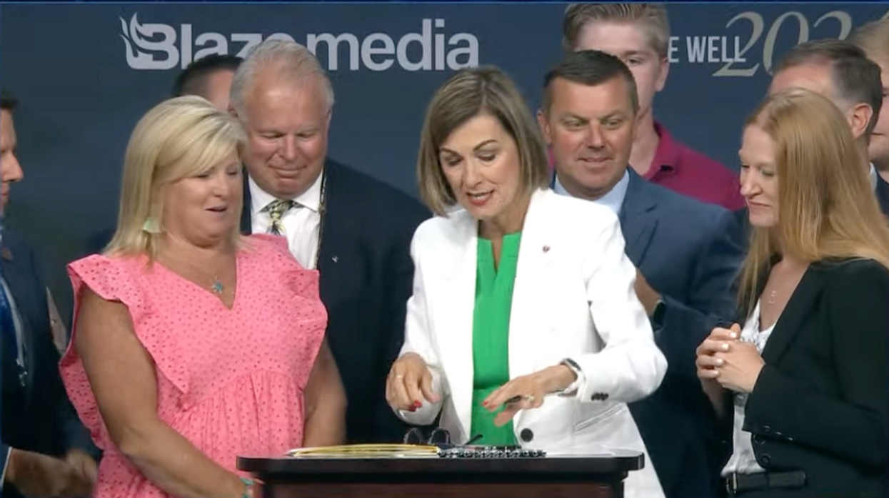 Iowa Gov. Kim Reynolds signs law at FAMiLY Leadership Summit banning most abortions after six weeks