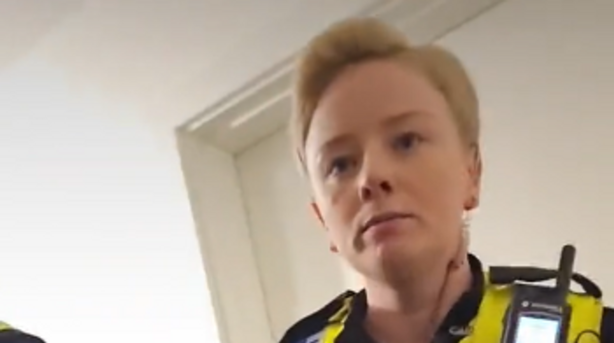 Shocking video shows UK police arrest crying autistic girl who said officer looked like her 'lesbian nana'