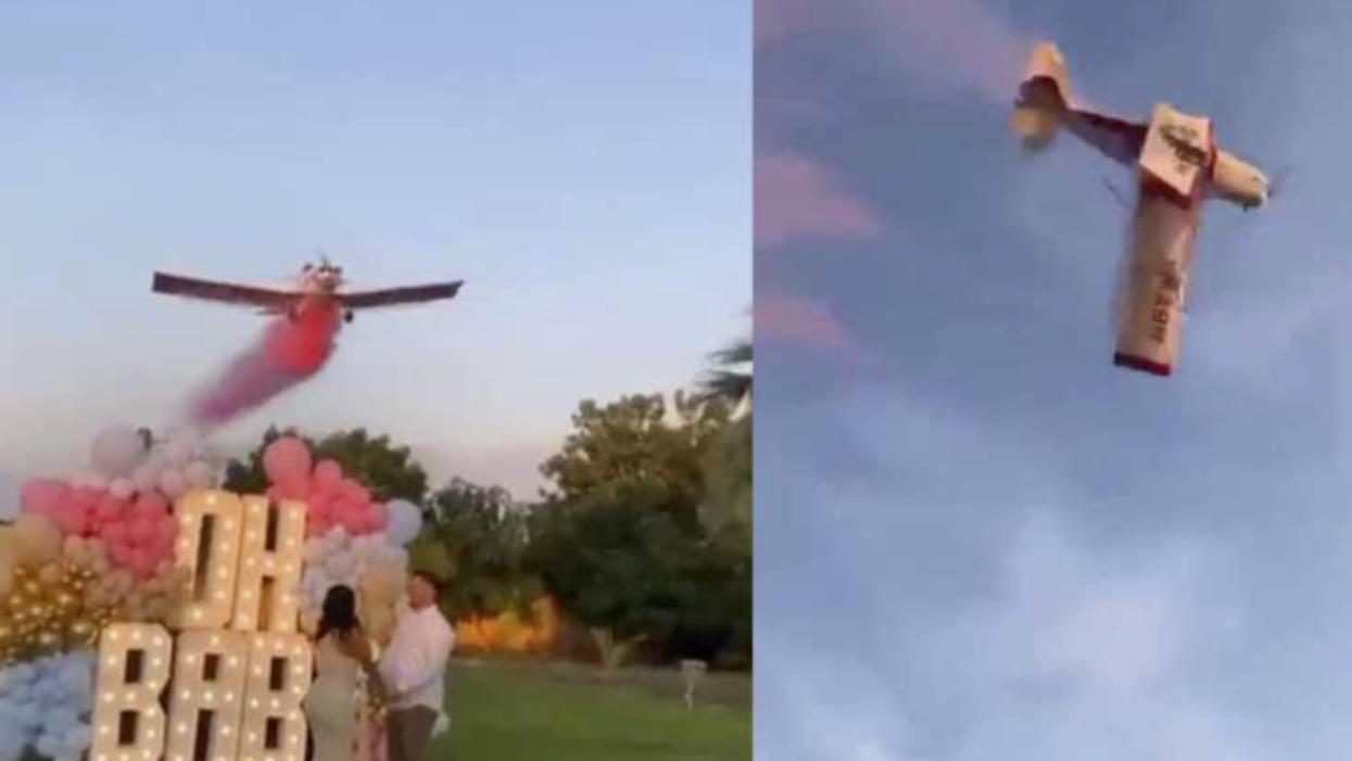 Tragic video shows gender reveal party ends in disaster as plane crashes in front of guests, pilot dies