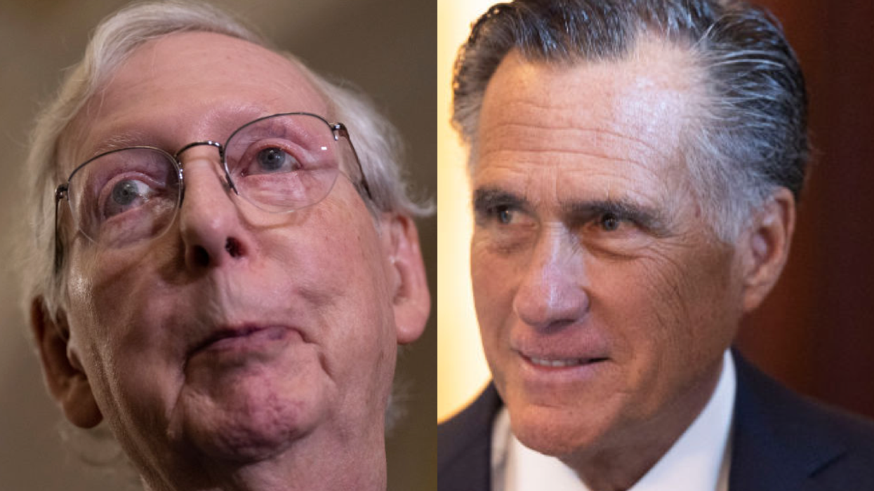 After McConnell's freezing episodes, Romney says that during 'the other 86,380 seconds in the day' McConnell 'does a pretty darn good job'