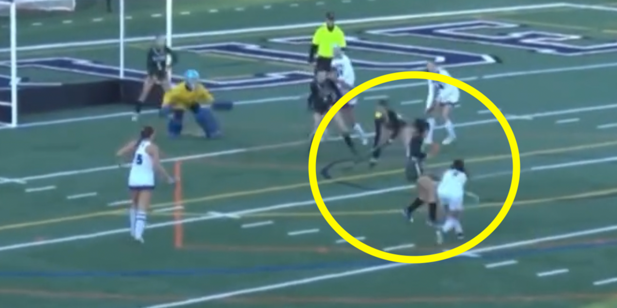 NextImg:Male HS field hockey player fires shot into female opponent's face, and she's hospitalized. Riley Gaines, others are furious. | Blaze Media