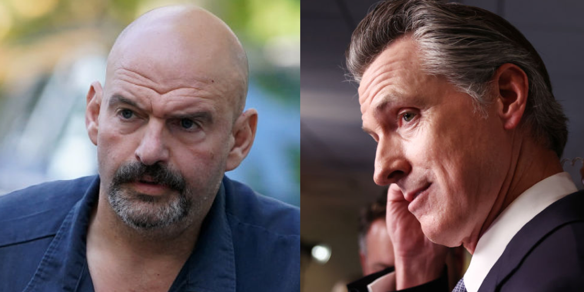 NextImg:Fetterman reportedly accuses Newsom of 'running for president' without having 'the guts to announce it' | Blaze Media