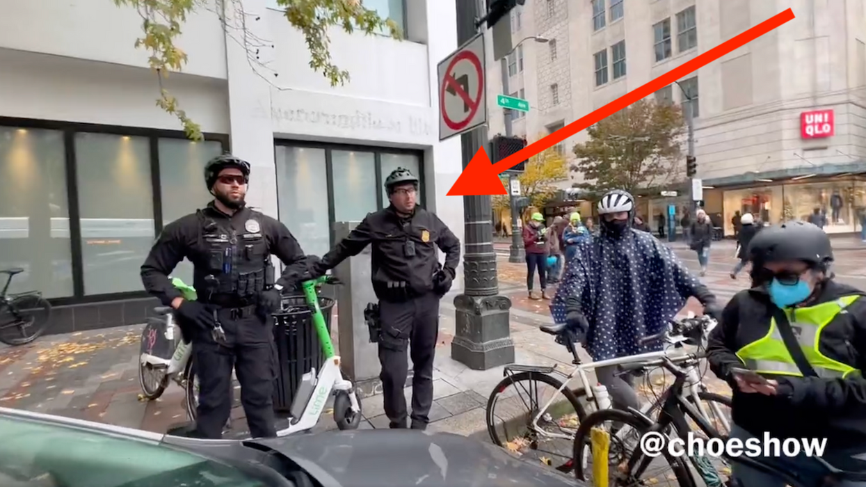 Seattle cop seems to defend leftists blocking traffic, says 'purpose of protesting' is making us 'a little bit uncomfortable'
