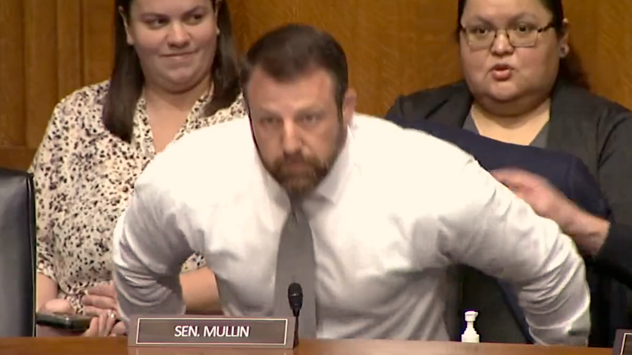 'Stand your butt up': GOP senator challenges union boss to fist fight — and Bernie Sanders is forced to break it up