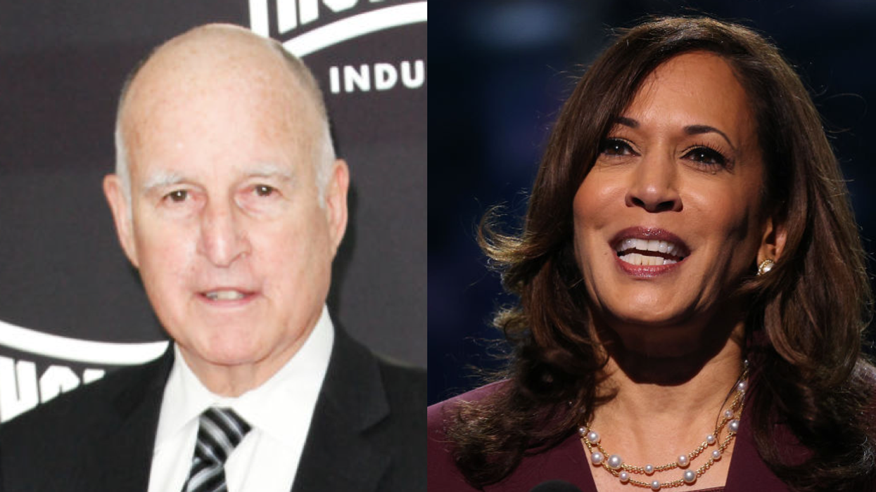 Asked about VP Kamala Harris, former Califoria Gov. Jerry Brown reportedly said he didn't 'have a thought on that topic'