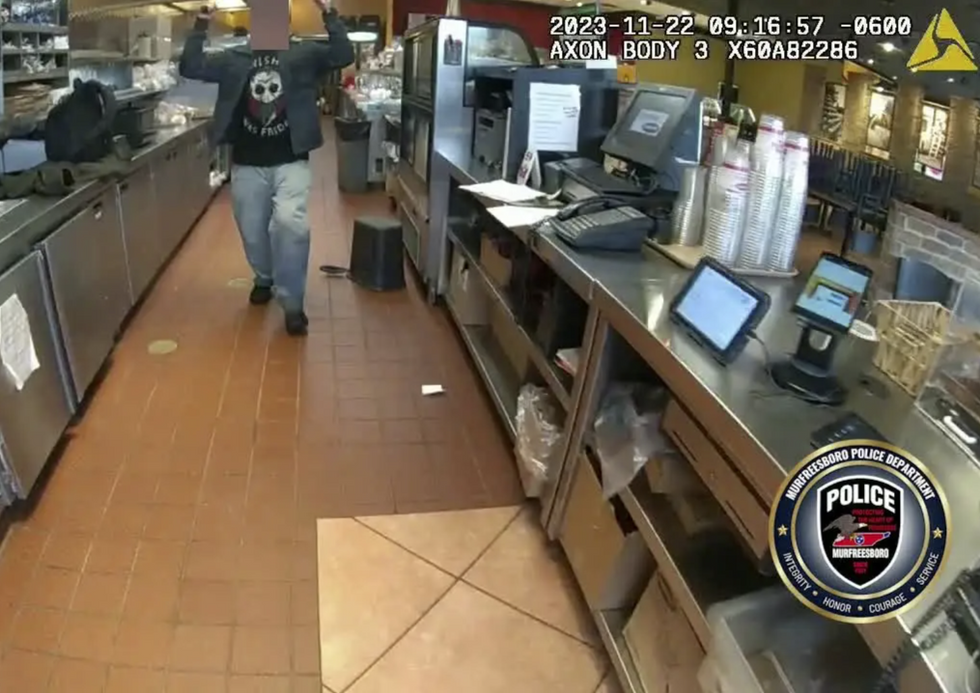 Heart-pounding bodycam video shows police neutralizing Tennessee man wielding knives who allegedly tried to rob armored truck